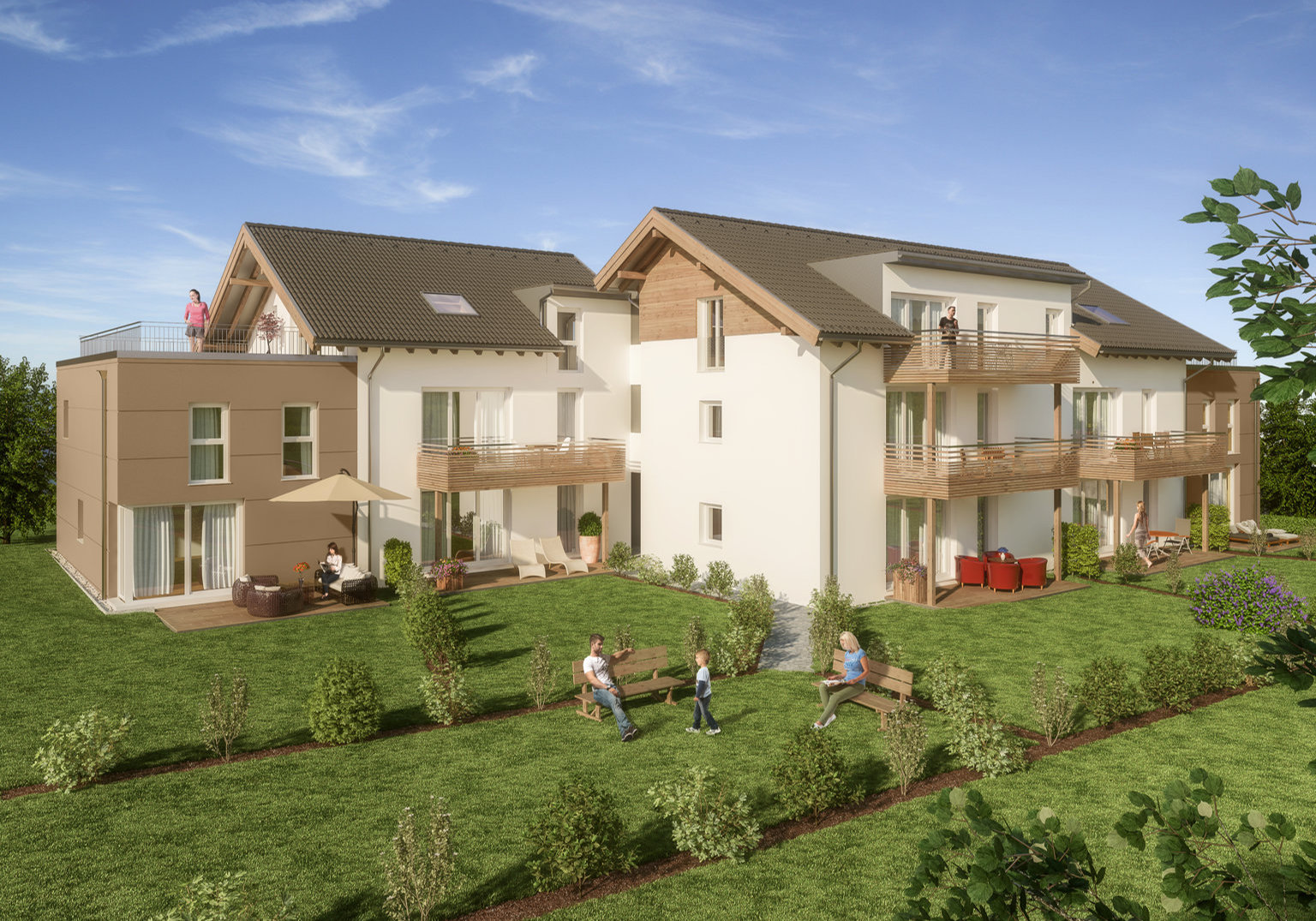 Neu gebaute Eigentumswohnungen in Seekirchen am Wallersee, beste Ausstattung und Lage