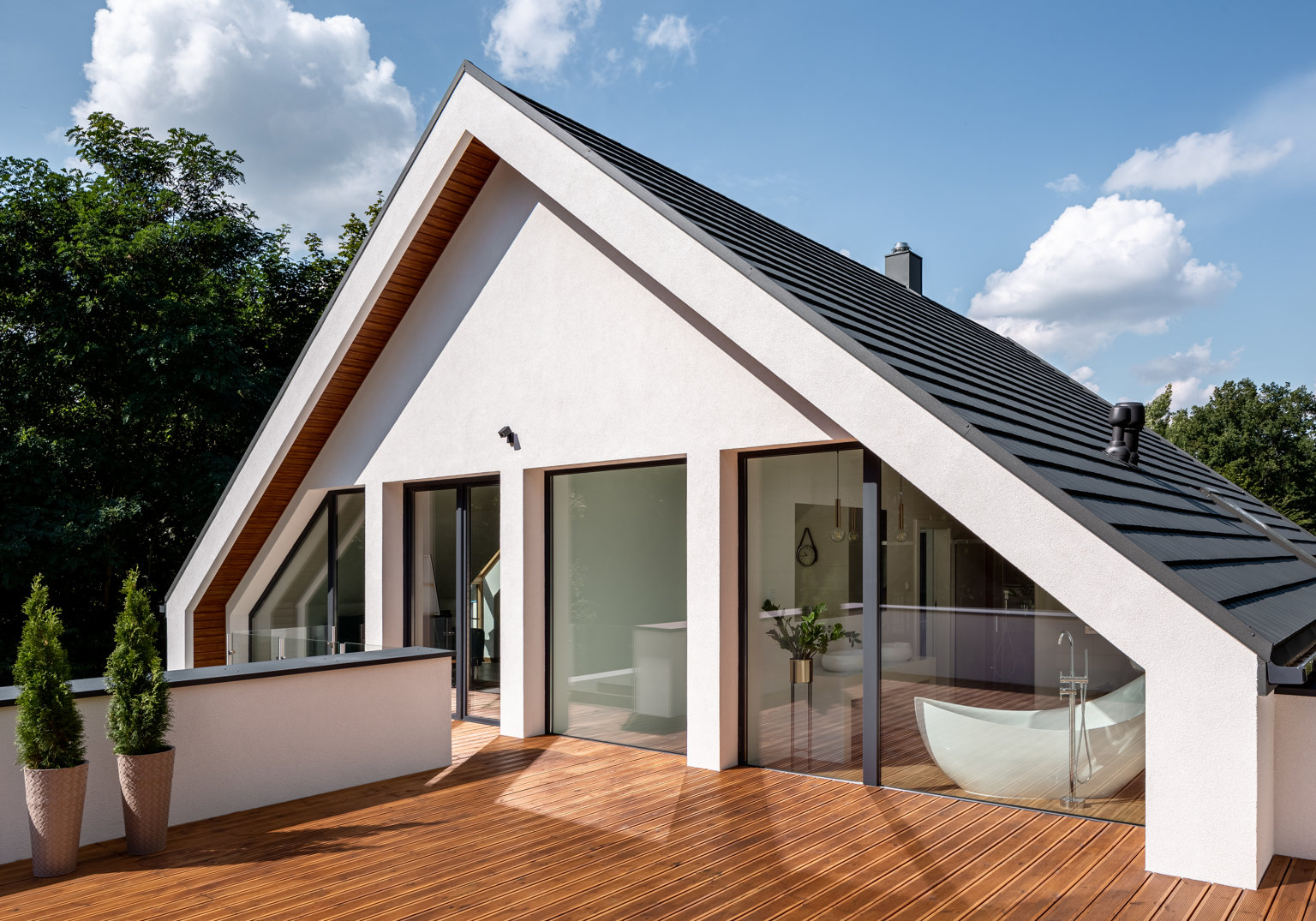 Dachterrassenwohnungen in Neumarkt mit schönen Ausblicken und nahe dem See