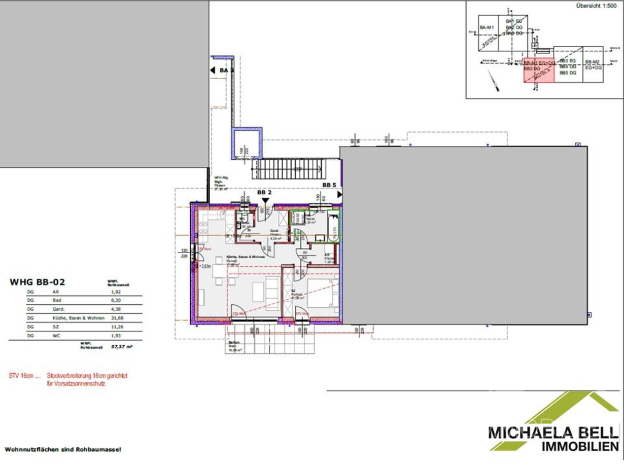 2-Zimmer-Dachgeschosswohnung BB-02