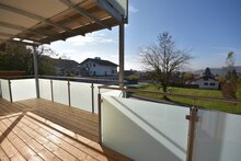 Ausblick Balkonterrasse