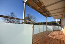 Ausblick Balkonterrasse