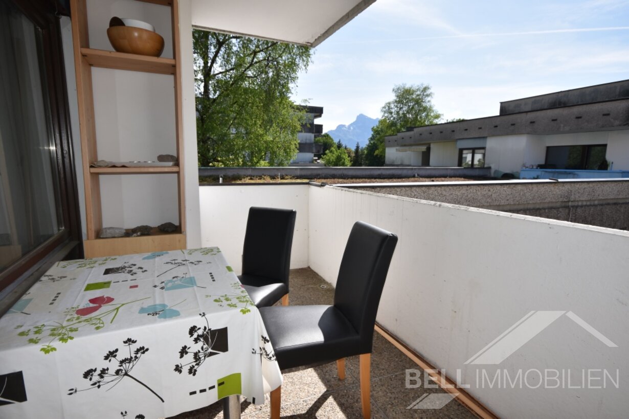 Blick vom Balkon Richtung Untersberg
