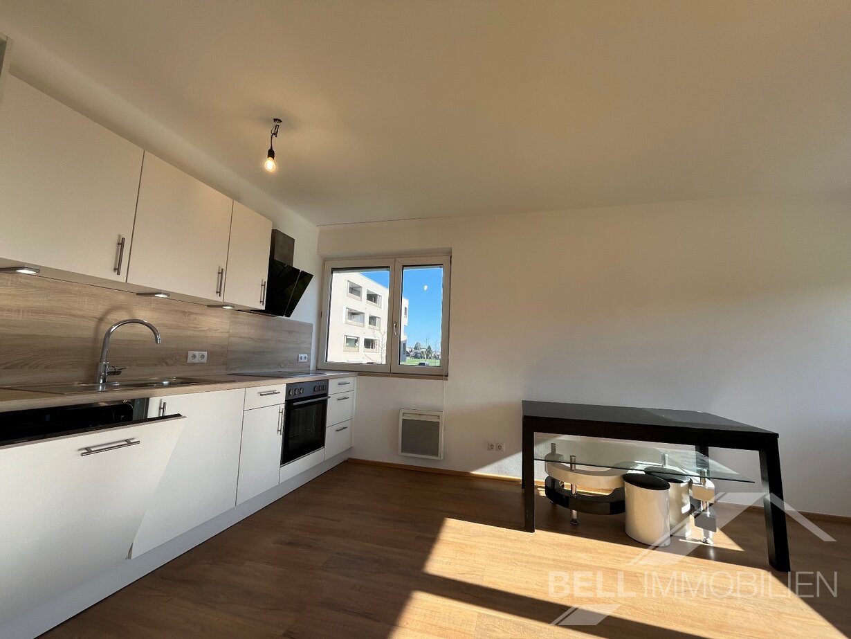 Wohnzimmer mit Küche