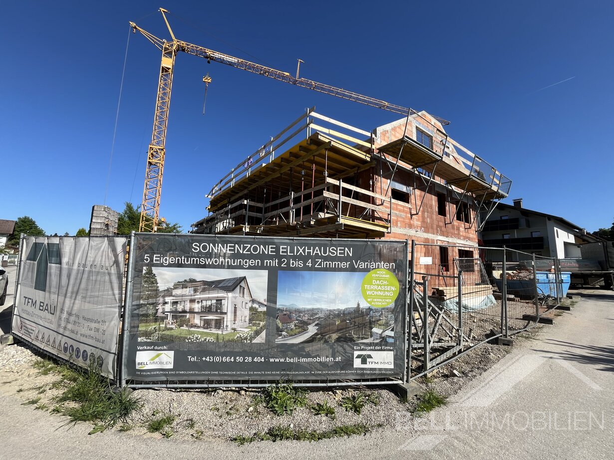 Stand Mai 2025 Baufortschritt Mehrfamilienhaus Elixhausen