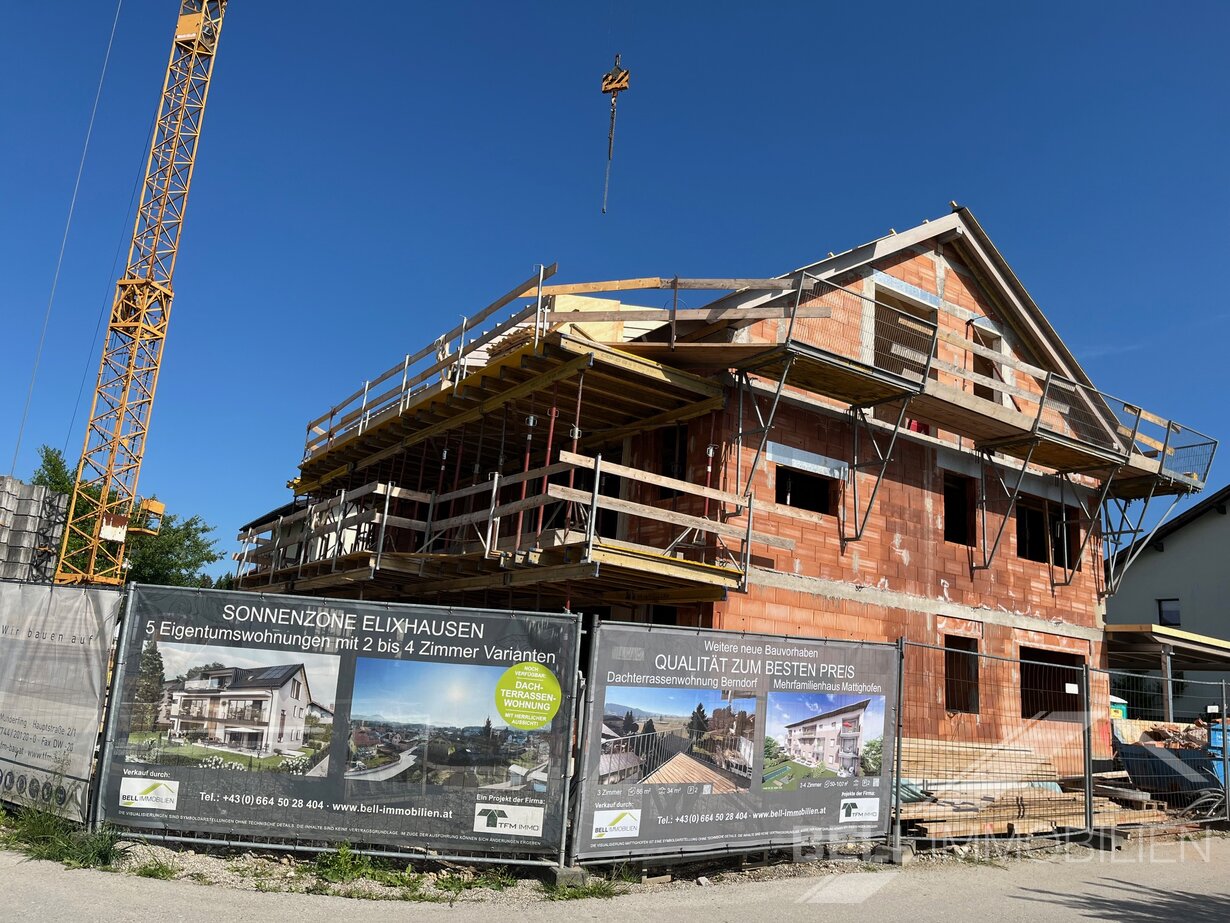 Stand Ende Mai Baufortschritt Mehrfamilienhaus