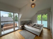 Schlafzimmer Dachgeschosswohnung Elixhausen