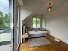 Schlafzimmer Dachgeschosswohnung Elixhausen