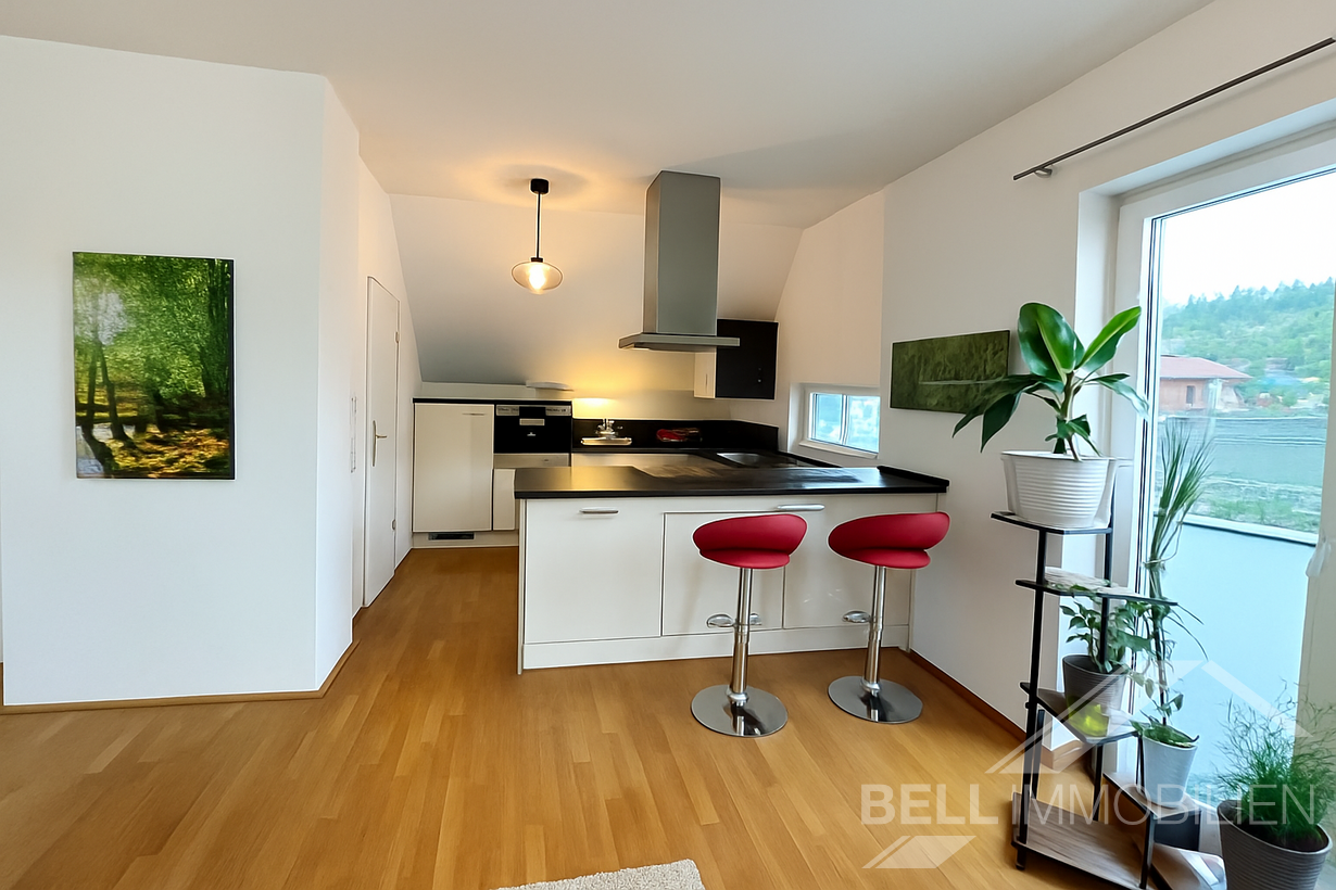 Küche der Wohnung in Elixhausen