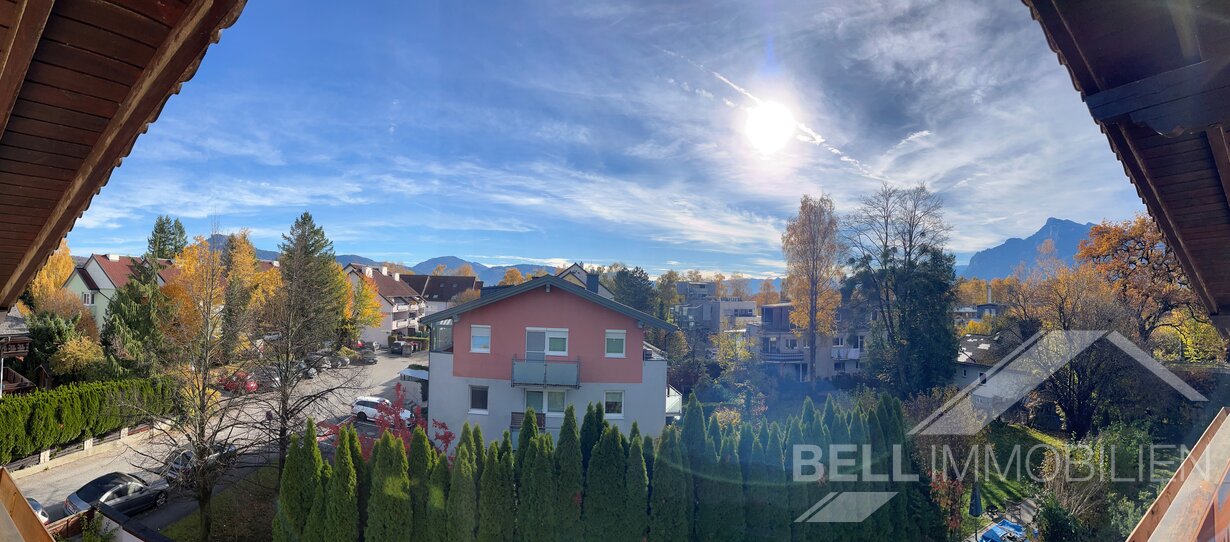 Herrliches Panorma vom Balkon