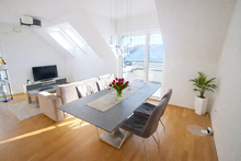 Wohnzimmer Dachterrassenwohnung Elixhausen