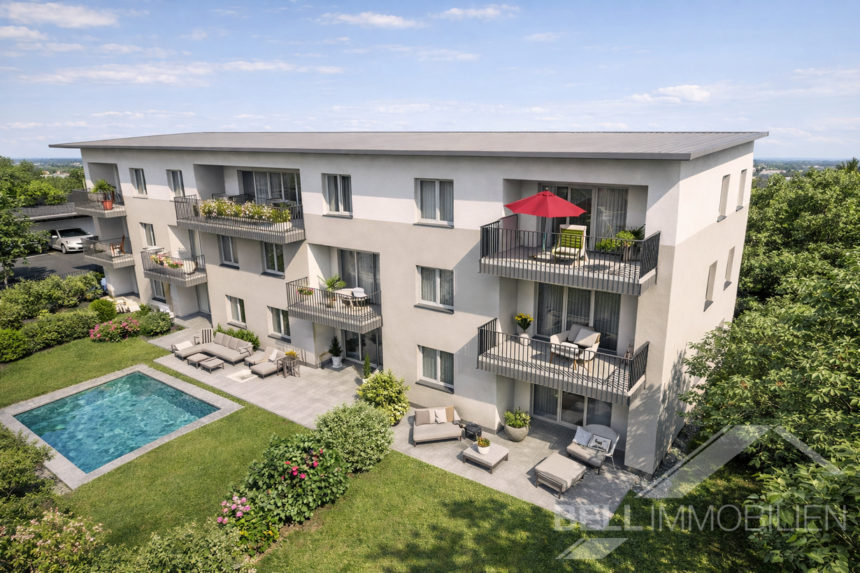 KI generierte Ansicht MFH Mattighofen