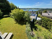 Garten und Ausblick auf Obertrumer See 