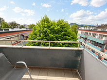 Ausblick vom Balkon