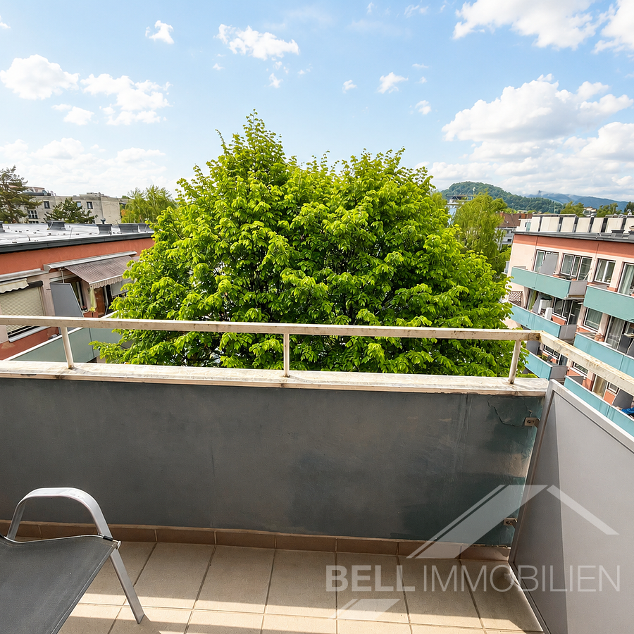 Ausblick vom Balkon