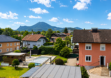 Ausblick vom Wohnzimmer nach Süden
