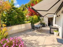 Sonnige Terrasse